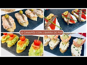 🎄4 CANAPÉ IDEAS IN 15 MINUTES ⏰!! - NO MESS IN THE KITCHEN!