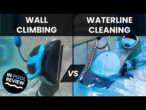 Waterline Cleaning vs Wall Climbing - Why you NEED one of these features on a Robotic Pool Cleaner