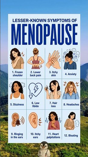 12 Lesser Known Menopause Symptoms Every Woman Should Know | Early Warning Signs Explained