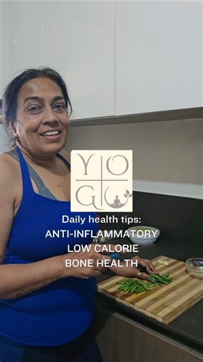 Usha Chavda on Instagram: "Green beans are anti-inflammatory, help to improve bone health and are low in calories- which is why they are a great snack after working out or yoga. Keep following us for more daily health tips! Deep breath. Stretch. And smile. #DailyTipsWithUsha #UshaYoga #YogaInNairobi #BoneHealth #HealthySnack"