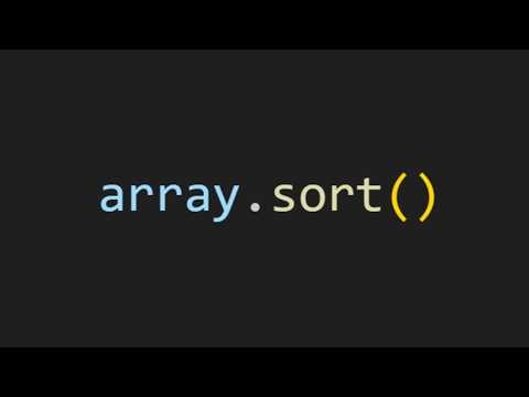 Sorting Arrays In JS