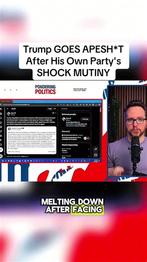 Donald Trump exploded on Republican Senators after their high profile mutiny, joining Democrats to restrain Trump's war powers #donaldtrump #republican #democrats #fyp
