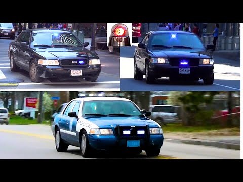 Ford Crown Victoria Police Interceptor Compilation Responding Lights and Sirens