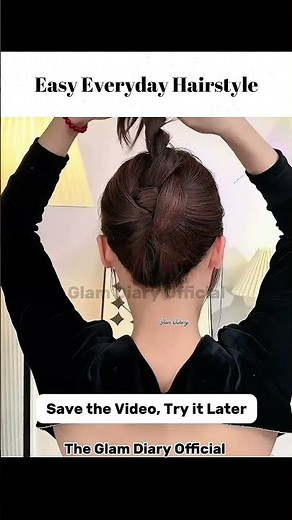 How To Do This Perfect Sleek Claw Clip Bun | Easy Chic Updo in 2 Minutes 🖤#SleekClawClipBun #ootd