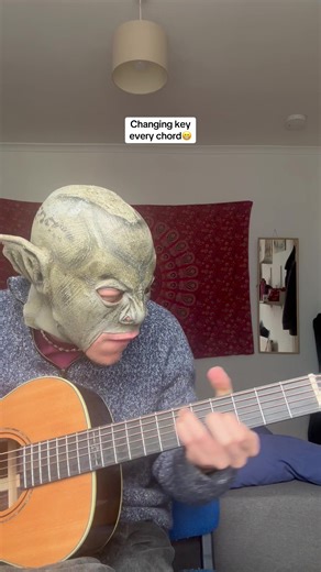 Lizard man loves a key change #lizardman