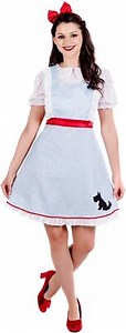 Women`s Dorothy Costume S - XXL Ladies Wizard of Oz Fancy Dress Book Week  | eBay UK
