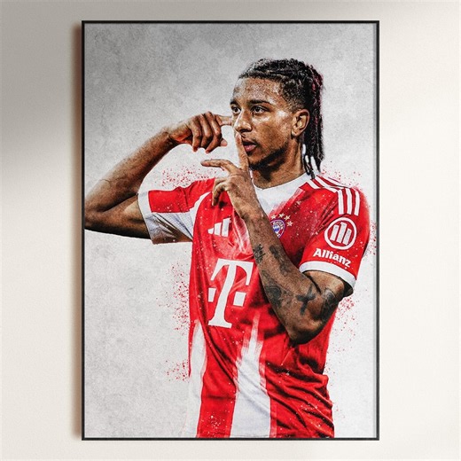 Michael Olise Poster, Olise Fan Gift, Bayern Poster, Football Poster, Soccer Gifts, Soccer Wall Art, Digital Download - Etsy