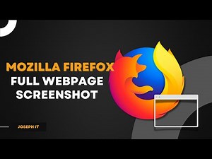 Secret Firefox Trick : Capture Entire Webpages Without Extensions!