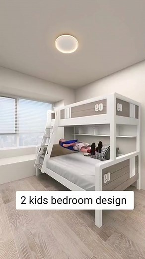 Room Design Idea for your 2 Kids #roomdesign #bedroomdecor #interiordesign #home #smallhome | Home & Design Ideas