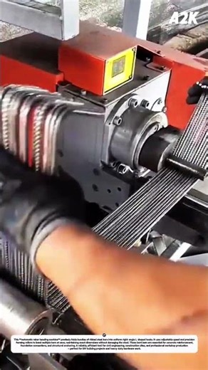 ✨ L‑Shaped Rebar Bending Machine