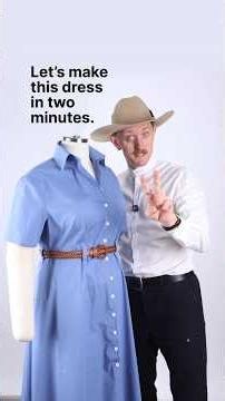 How to Make a Dress in 2 Minutes