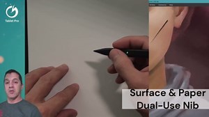 Slim Pen 2 for Copilot+ PC Surface Pro 11, Made in Taiwan, Compatible with Surface Pro 11/10/9/8 & Laptop Studio, Screen-Paper Dual-use Pen Tip, 4096 Pressure of Sensitivity, Bluetooth Shortcuts