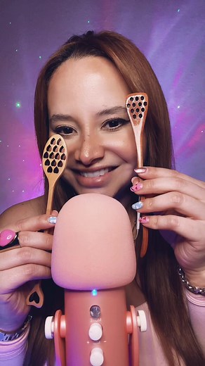 Alexandra's Wooden Spoon Honey Spoon ASMR Sounds | Satisfying Daily Life