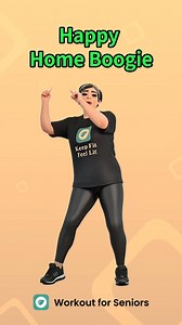 Happy Workout👉seniorworkout.onelink.me/wrrF/ur17xefx #homeworkout #happy #dance #WeightLoss #HealthyAging | Workout for Seniors
