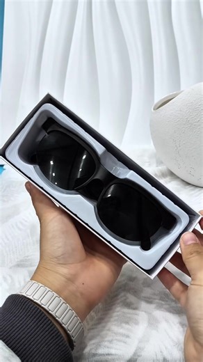 Gafas Inteligentes, Gafas Bluetooth V5.3, con Altavoz, Gafas de Sol Bluetooth UV400, Control Táctil y Música de Oído Abierto y Llamadas Claras, Gafas Inteligentes con Carga#Bluetooth #gafas #inteligentes #sonido #audifonosbluetooth