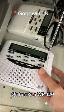 Thrifted Weather Radios Ep.2 #nwr #weatherradio #tech #noaaweatherradio #noaa #techfinds