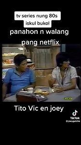 Iskul Bukol is a Philippine situational comedy show that aired on the IBC-13 network from October 1978 to 1988. It starred Filipino comedians Tito Sotto, Vic Sotto, and Joey de Leon. The show centered around student life in the fictional Wanbol University. Main characters Josélito "Tito" Escalera (Tito Sotto) - one half of the Escalera brothers, who plots harebrained schemes in every episode. Josémari "Joey" Escalera (Joey de Leon) - the other Escalera sibling. Miss Tapia has a crush on him. Vic