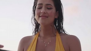 Jared Goff's girlfriend Christen Harper, in midst of beach shoot, reacts to Lions win