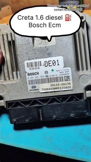 creta 1.6 diesel | Bosch ecm | 3 injector problem repairing successful #automobile #tubabüyüküstün