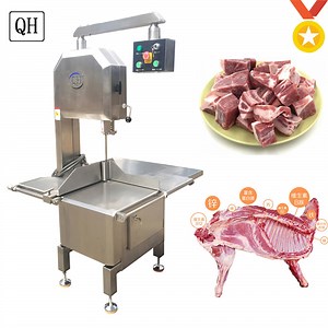 [Hot Item] (QH350A Max) 2200W Large Commercial Electric Frozen Fish Cutter Meat Cutting Machine for Butchers