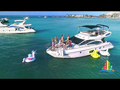 🔴Private yacht rental in Cancun for charter - Tour Isla Mujeres, Tulum, Cozumel, Playa Carmen -Party