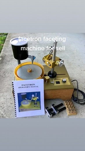 facetron faceting machine for sell #faceting #lapidary #gemscutter #gemstones #mineralstumbling #gemology #mineralogy #colorstone #fyp #tiktok #gemologicalinstituteofamerica #quartz #goldsmith #gemstonecarvings