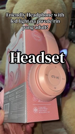 Wireless Bluetooth Headphones with LED Light Features