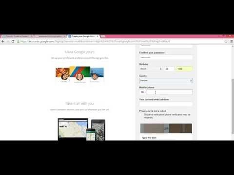 How to Sign Up for a Gmail Account