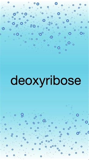 A Real Human Says Deoxyribose