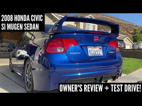 ONLY 1000 OF THESE WERE MADE | 2008 Honda Civic Si Mugen Sedan Owner Review + Test Drive!