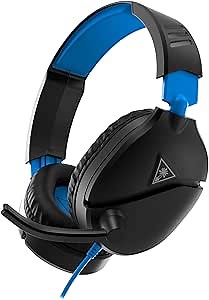 Turtle Beach Recon 70 Multiplatform Gaming Headset for PS5, PS4, Xbox Series X|S, Xbox One, PC & Mobile w/ 3.5mm Wired Connection - Flip-to-Mute Mic, 40mm Speakers, Lightweight Design, Black