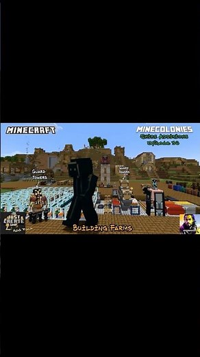 Just Create SMP mod pack & Minecolonies Shire Additions, School, Library, Tree Farms Ep 36 part 1