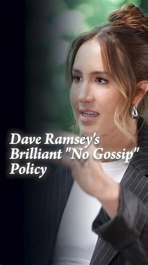 Dave Ramsey's No-Gossip Policy Every Company Needs