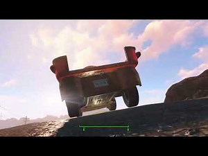 Fallout 4 - DOTC Havok Physics Vehicles - just testing the vanilla pick-r-up LooksMenu options again