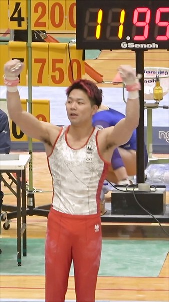 [Genius Kotaro competes in a match for the first time in 5 years] #shorts #gymnastics