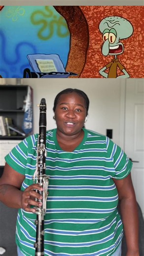 Did I squidward correctly? 😂🎶🍍 • • • • • • #Clarinet #Squidward #Clarinetplayer #Clarinetist #spongebobsquarepants