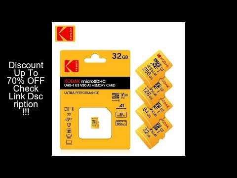 KODAK Micro SD Card Driving Recorder 64GB Memory Card For Mobile Phone PC Earphone Speaker HD Camera