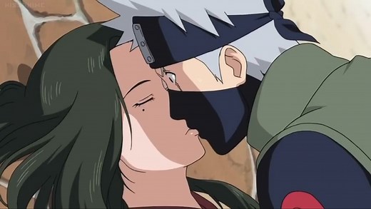[ HD ] Kakashi and His Girlfriend Hanare, Kakashi Kissed a Hanare!!!