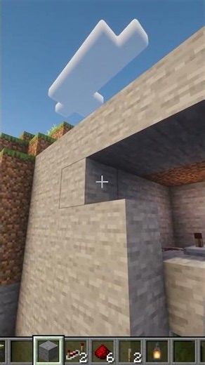 Minecraft Secret Door Build Tutorial! 🤯 #shorts #minecraft
