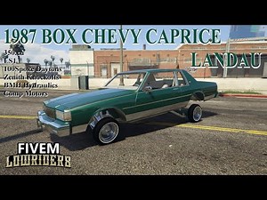GTA5 FiveM 1987 BOX CHEVY CAPRICE LANDAU Build Chevrolet 'NEW' Fivemrp 5m Fivem mods GTAmods