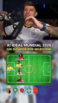 The best World Cup XI with one player per country 🤓⚽️ #shorts #soccer
