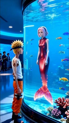 Naruto Saved The Mermaid Sakura... She Betrayed Him Badly #shorts #naruto #anime