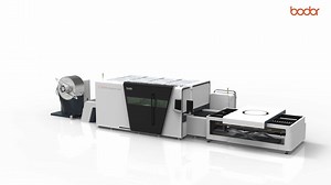 C series fiber laser cutting machine for coil features with integration of automatic uncoiling, leveling, loading and cutting to ensure the continuity of production, improving processing efficiency. Assembly line production reduces labor intensity and saves manpower. All-around protection design and compact structure offer more safety during operation. | Bodor Laser
