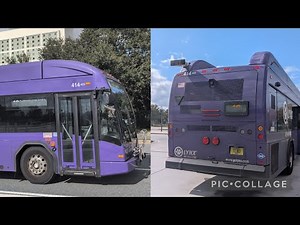 Lynx bus -414-423 on Link 42 arriving