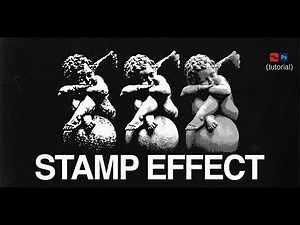 STAMP EFFECT in Photoshop created in 3 easy ways