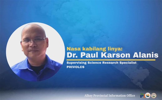 WATCH: Panayam kay Philippine Institute of Volcanology and Seismology (PHIVOLCS-DOST) Supervising Science Research Specialist Dr. Paul Karson Alanis hinggil sa na-obserbahang makapal na abo sa ilang lugar sa bayan ng Guinobatan, at Camalig alas-10:35 kaninang umaga. Ayon kay Alanis ang naturang ashfall events ay dulot ng Pyroclastic Density Currents dala ng pagkahulog ng malalaking tipak ng lava flow mula sa Bulkang Mayon. Sa kasalukuyan, 13 na barangays mula sa Guinobatan, 17 na barangays mula 