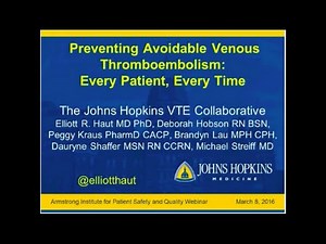 Preventing Avoidable Venous Thromboembolism: Every Patient, Every Time