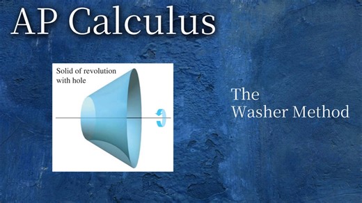 44-the washer method垫圈法求体积