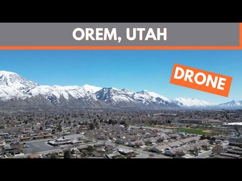 Experience Life in Orem, Utah: Stunning Drone Tour