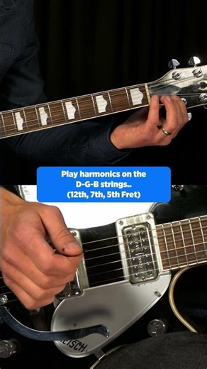 Super easy country pedal-steel bending trick #countryguitar ‪@gretschguitars‬